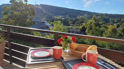 Ferienwohnung für 3 Personen, mit Balkon und Ausblick in Goslar
