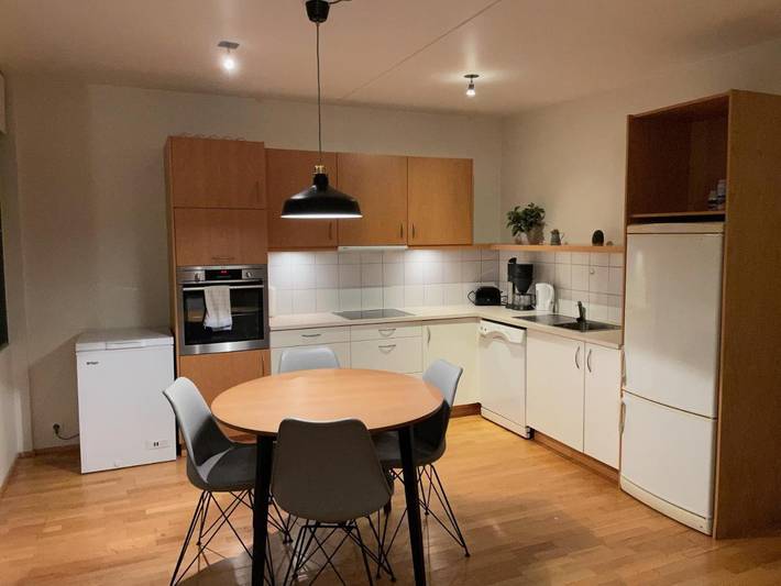 Ferienwohnung für 6 Personen, mit Terrasse und Garten sowie Ausblick in Island