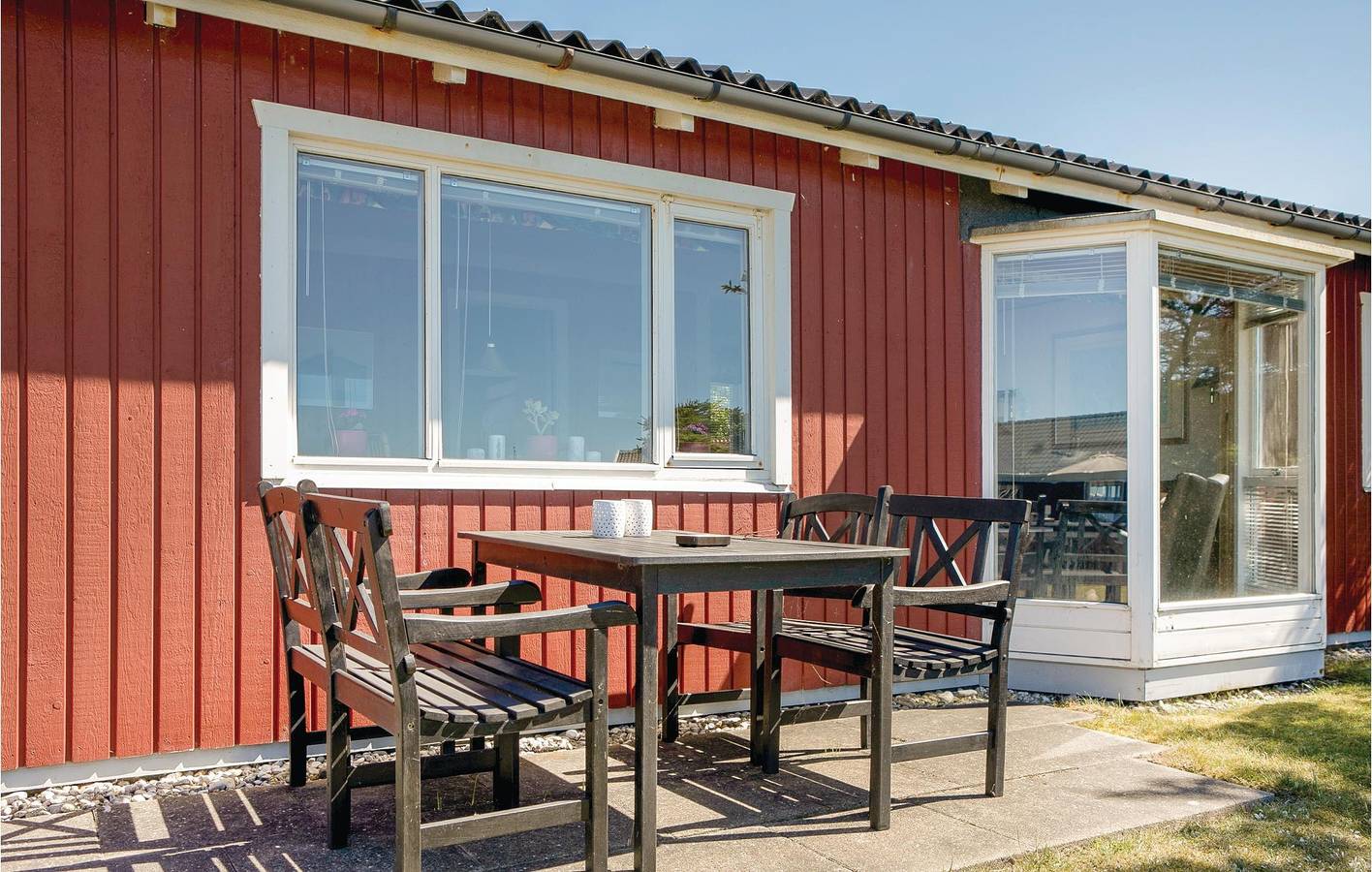 Ferienhaus für 4 Personen mit Terrasse in lønstrup, Hjørring und Umgebung