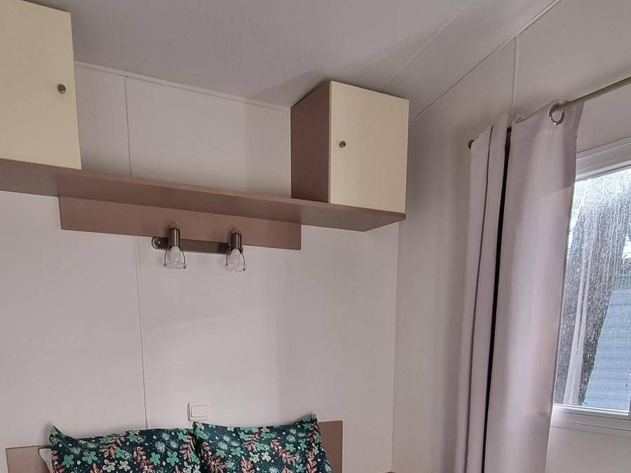 Camping La Garenne - Mobilheim 6 personen - 24 Résidence Noisette 32m2 Überdachte Terrasse + Fernseher + Geschirrspüler + Klimaanlage 1/6 Pers. in Peyrignac, Périgord Noir