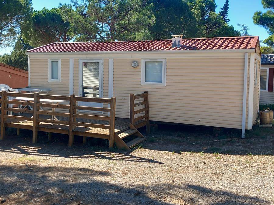 Camping Le Pinada - Mobilheim 5 personen - Triton - 2 Schlafzimmer - Essential - 24m² in Fabrezan, Narbonne und Umgebung