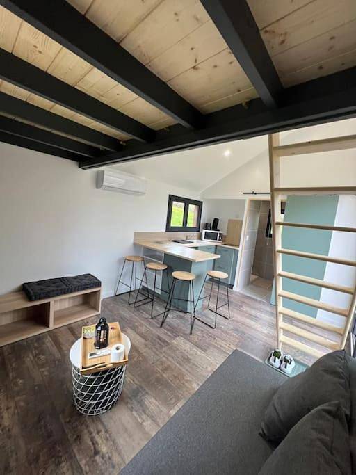 Tiny House L’œil des Dômes in Bromont-Lamothe, Parc naturel régional des Volcans d'Auvergne