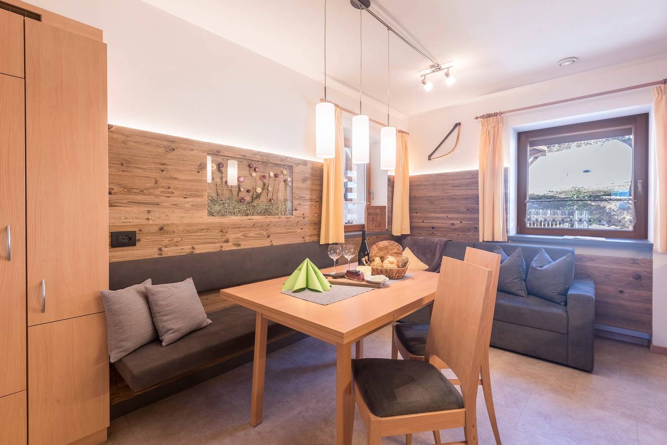 Appartement entier, Appartement 'Schildberghof Santner' avec vue sur les montagnes, balcon et Wi-Fi in Seis am Schlern, Castelrotto