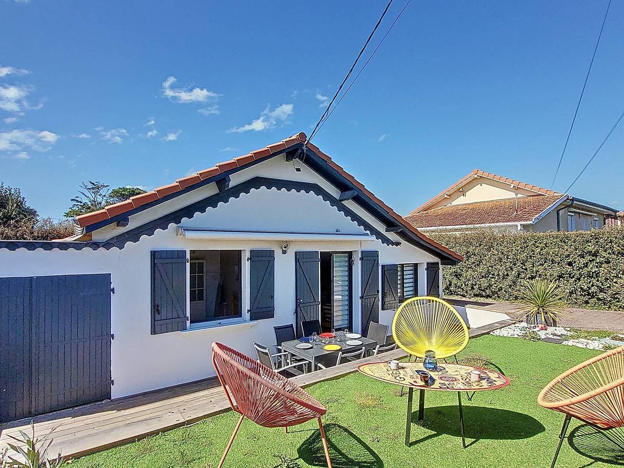 Villa en Vieux-Boucau para 10 pers, cerca del océano, con terraza in Vieux-Boucau-les-Bains, Côte d’Argent