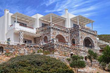 Cottage pour 2 personnes, avec jardin et vue, animaux acceptés dans Amorgos