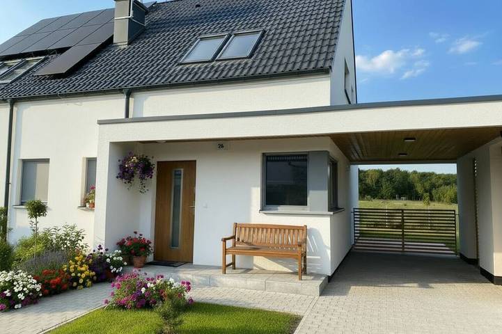Ferienhaus für 6 Personen, mit Pool und Garten sowie Sauna, mit Haustier in Polen