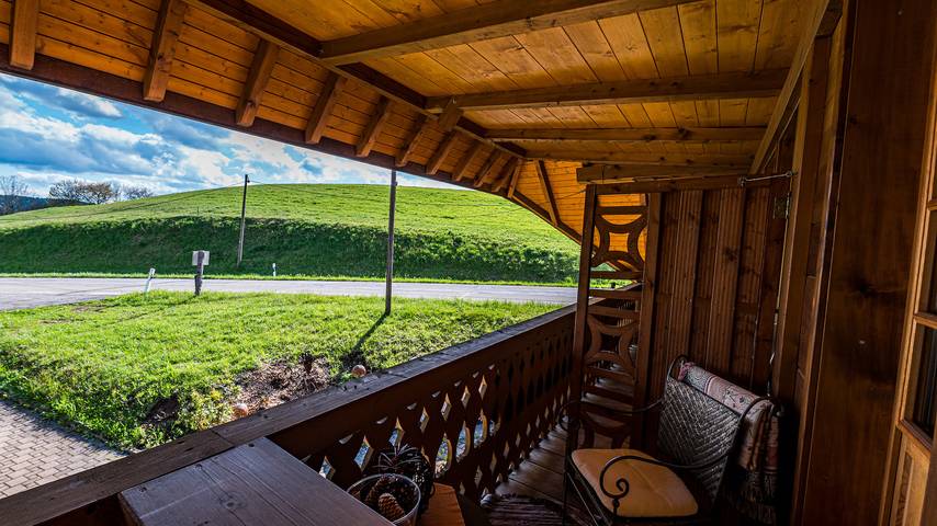 Ferienwohnung für 2 Personen, mit Balkon und Terrasse sowie Garten und Ausblick in Fröhnd - 3