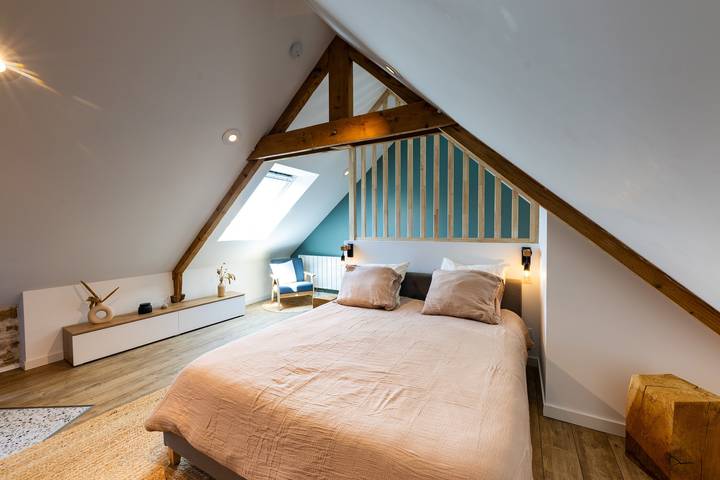 Ganze Wohnung, Écrin Romantique - Appart 4 étoiles, jacuzzi privé in Quimperlé, Quimper und Umgebung