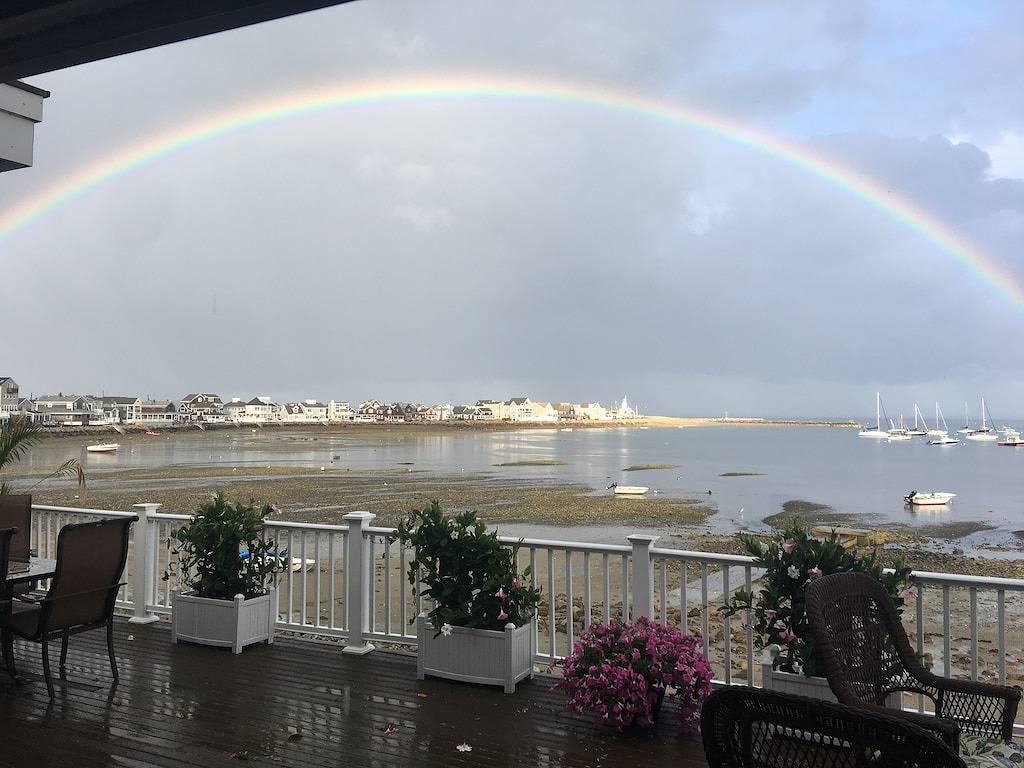 Breathtaking harbor views from spacious beachfront home. in Scituate, Massachusetts