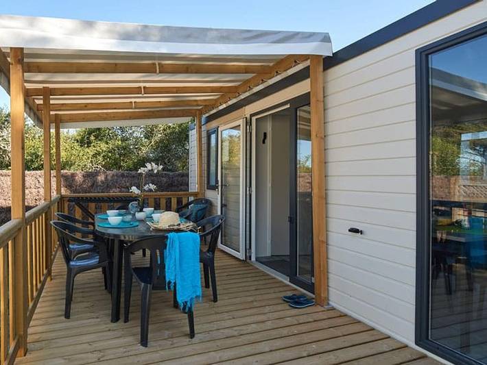 Mobil home pour 8 personnes, avec bassin pour enfant à Mesquer - 3