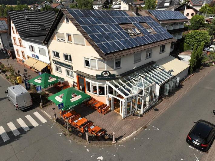 Ferienhaus, mit Balkon und Ausblick in Breuberg