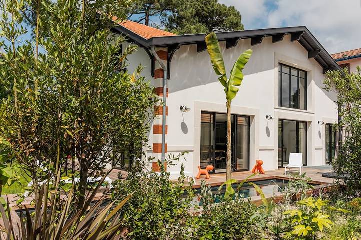 Villa pour 14 personnes, avec terrasse et jardin dans Le Moulleau