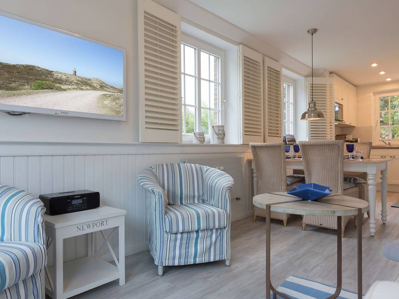 Ganze Ferienwohnung, Sylter Perle, App. Nantucket - Feinster Sylt-Luxus - Nantucket-Style. in Wenningstedt, Sylt