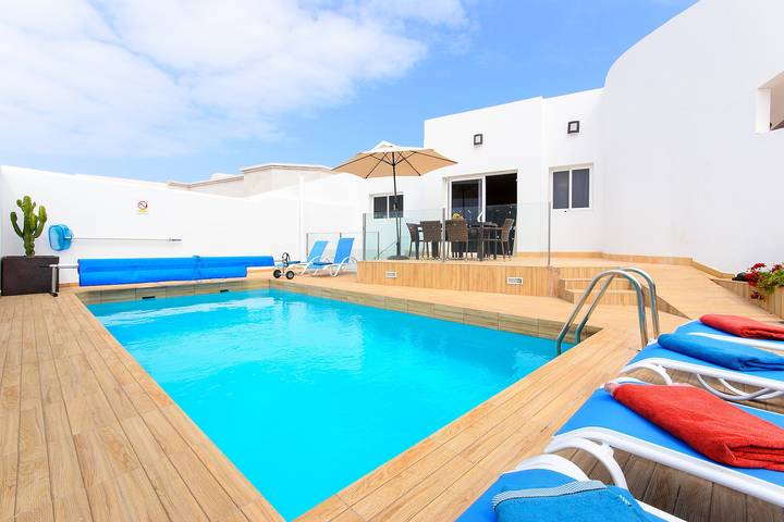 Ferienhaus für 6 Personen, mit Garten in Playa Blanca