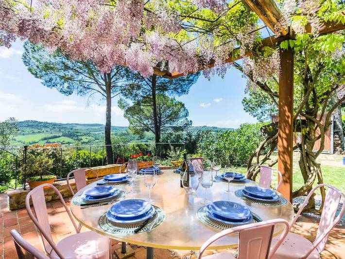 Villa voor 8 personen, met balkon en zwembad in San Casciano in Val di Pesa