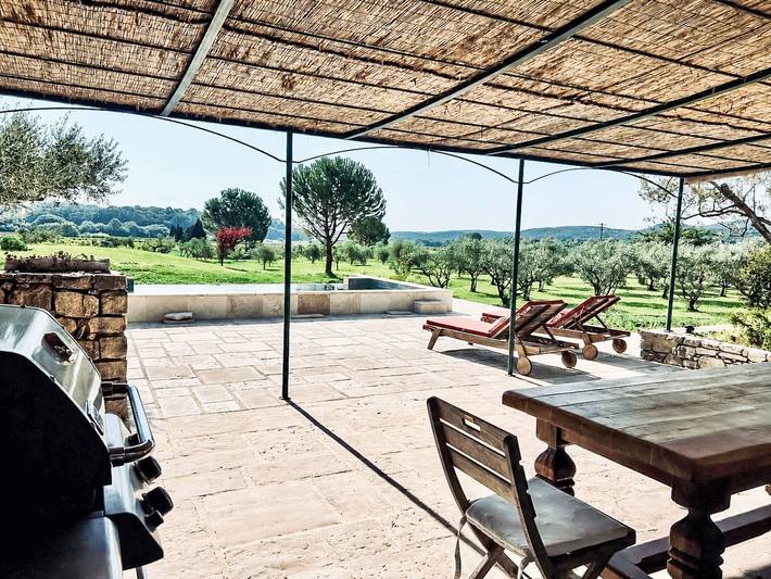 Location de vacances pour 4 personnes, avec Terrasse et Jardin à Cavillargues