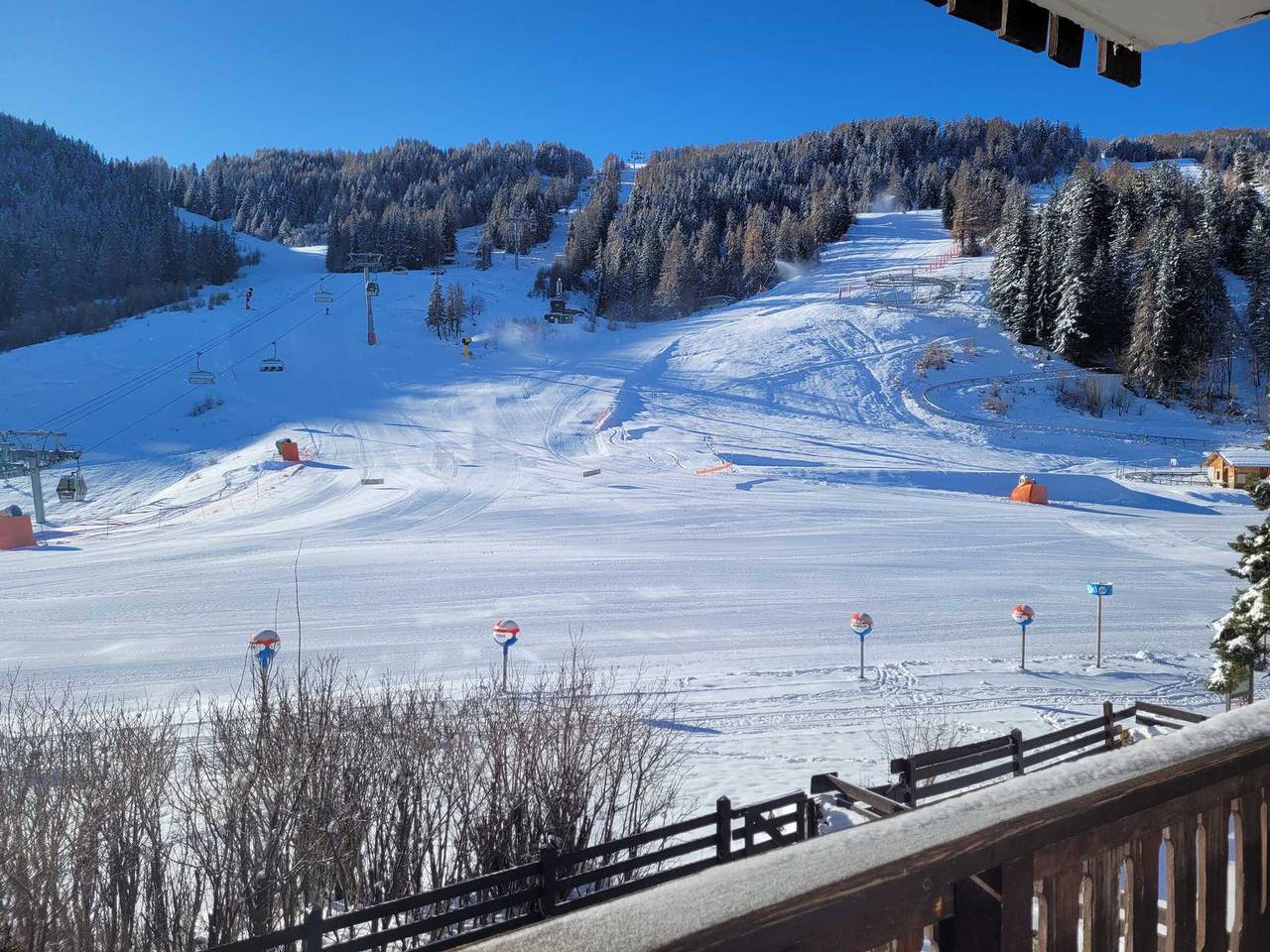 Apartamento entero, Apartamento para 5 pers. orientado al sur con balcón, bonita vista, Pra-Loup in Pra-Loup, Uvernet-Fours