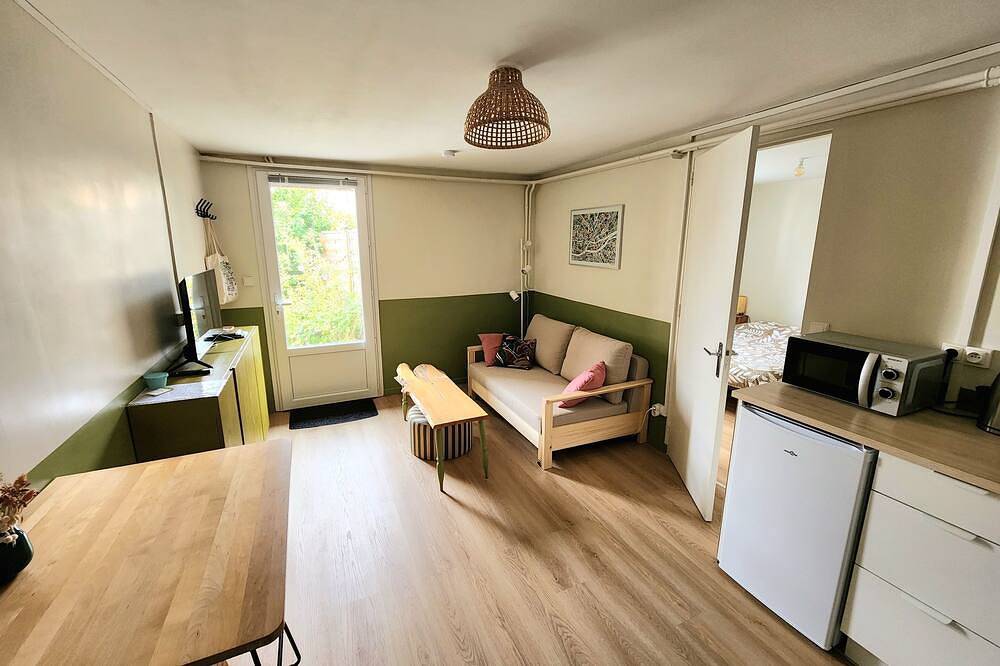 Apartamento entero, 2-room apartment with garden in Nantes, Nantes region