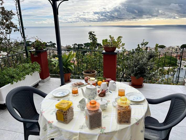 Chambre d’hôte pour 4 personnes, avec vue et jardin, animaux acceptés