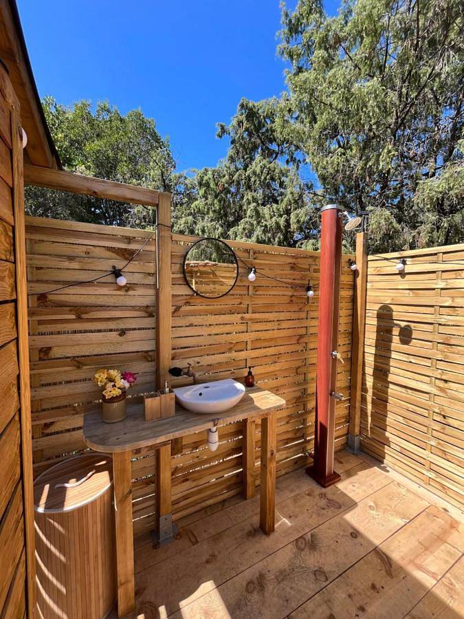 Bungalow für 2 Personen, mit Ausblick und Terrasse sowie Garten auf Korsika - 3