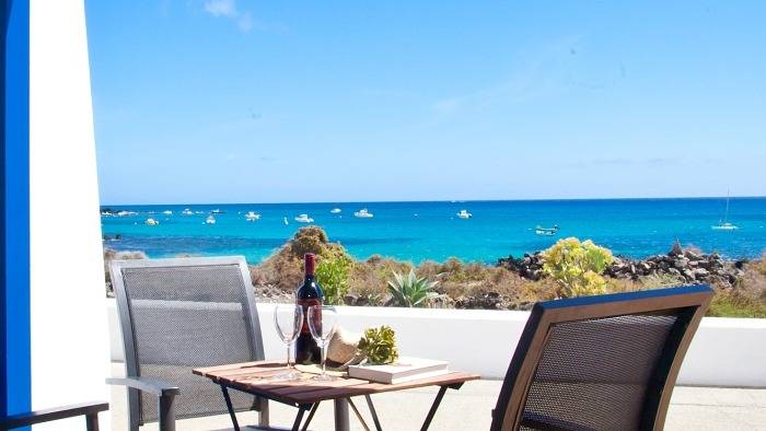 Appartement de vacances pour 4 personnes, avec Vue sur l’océan et Terrasse à Haría