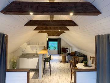 Ferienwohnung für 4 Personen, mit Garten und Ausblick in Flen