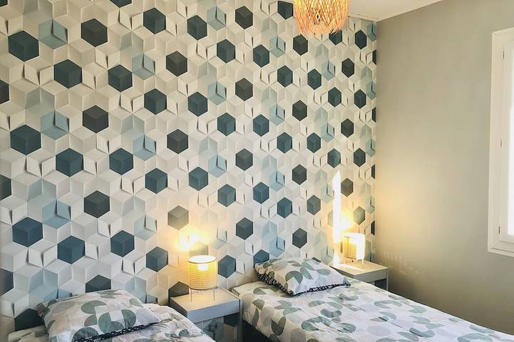 Location de vacances pour 6 personnes, avec terrasse et jardin dans Plage du Goulet - 3