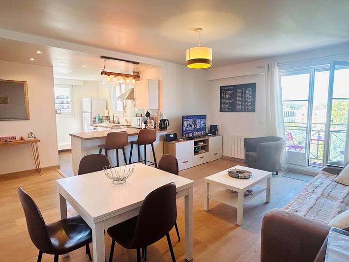Appartement de vacances pour 4 personnes, avec Balcon et Vue