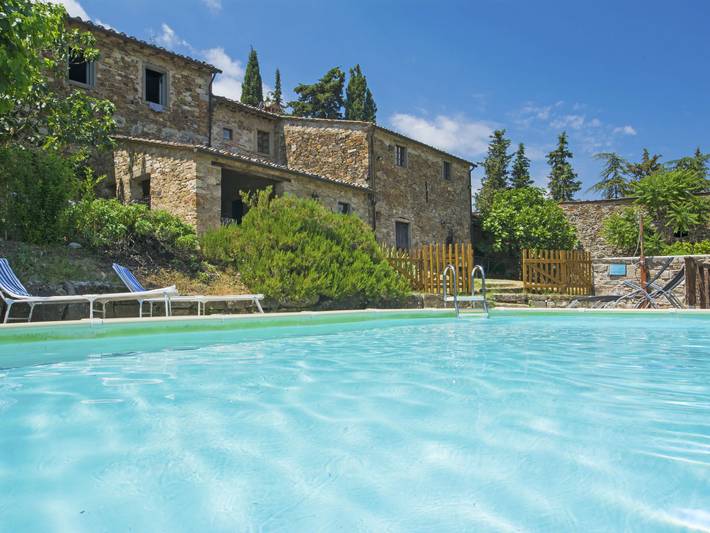Ferienhaus für 4 Personen, mit Terrasse und Garten in Chianti