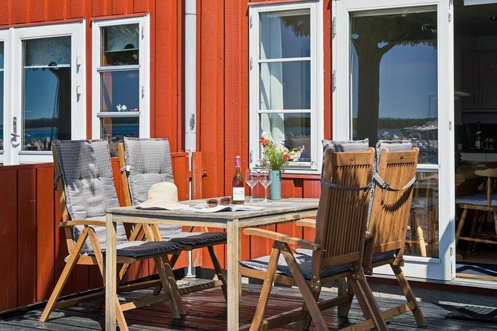 Schönes Ferienhaus mit Blick auf den Jachthafen von Ebeltoft in Ebeltoft (Stadt), Ebeltoft