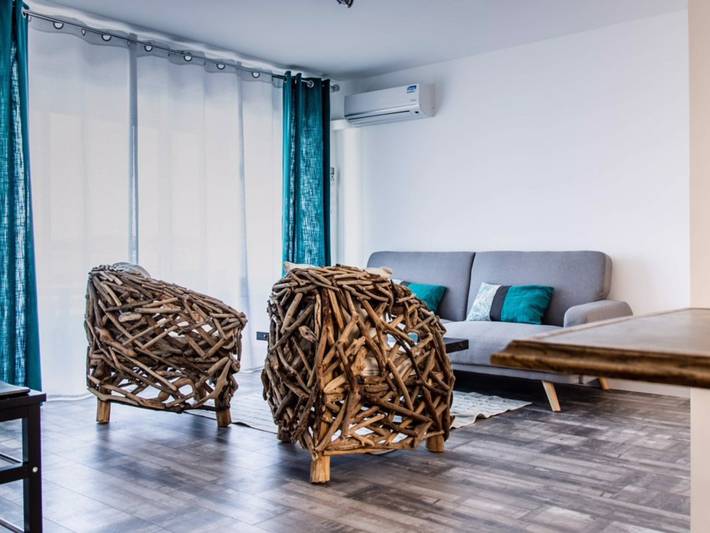 Ganze Wohnung, Schönes T2 in Balaruc-les-Bains mit Balkon, WiFi und Haustieren Erlaubt in Balaruc-les-Bains, Mittelmeerküste (Frankreich)