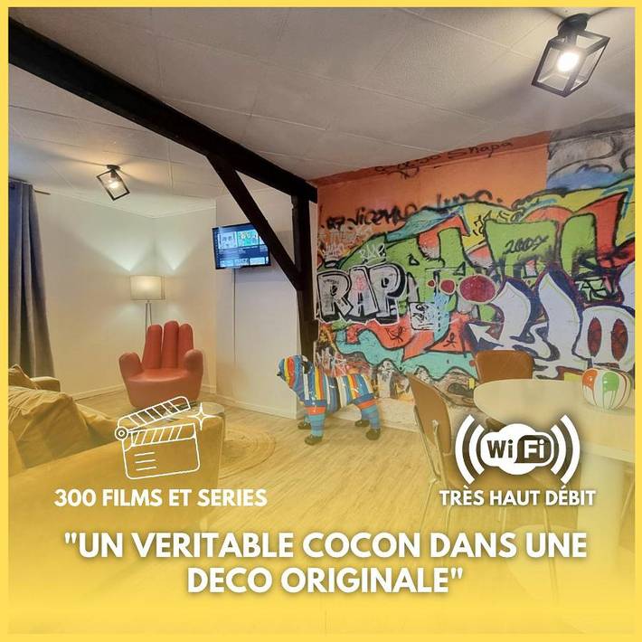 Gîte pour 4 personnes, avec vue, adapté aux familles à Hénin-Beaumont