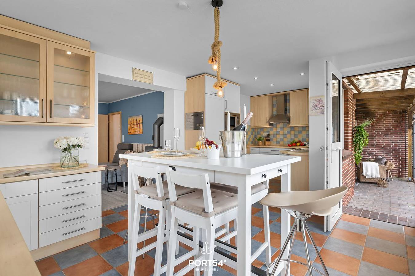 Ferienhaus in Büsum mit Garten, Kamin & zentraler, ruhiger Lage und für Hunde in Hafen Büsum, Büsum