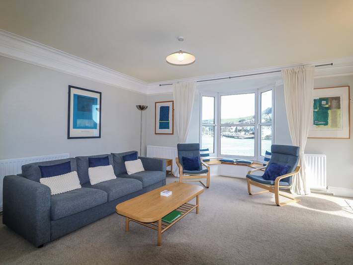Apartamento entero, Apartamento de vacaciones para 4 personas con balcón in Dartmouth (Devon), Devon