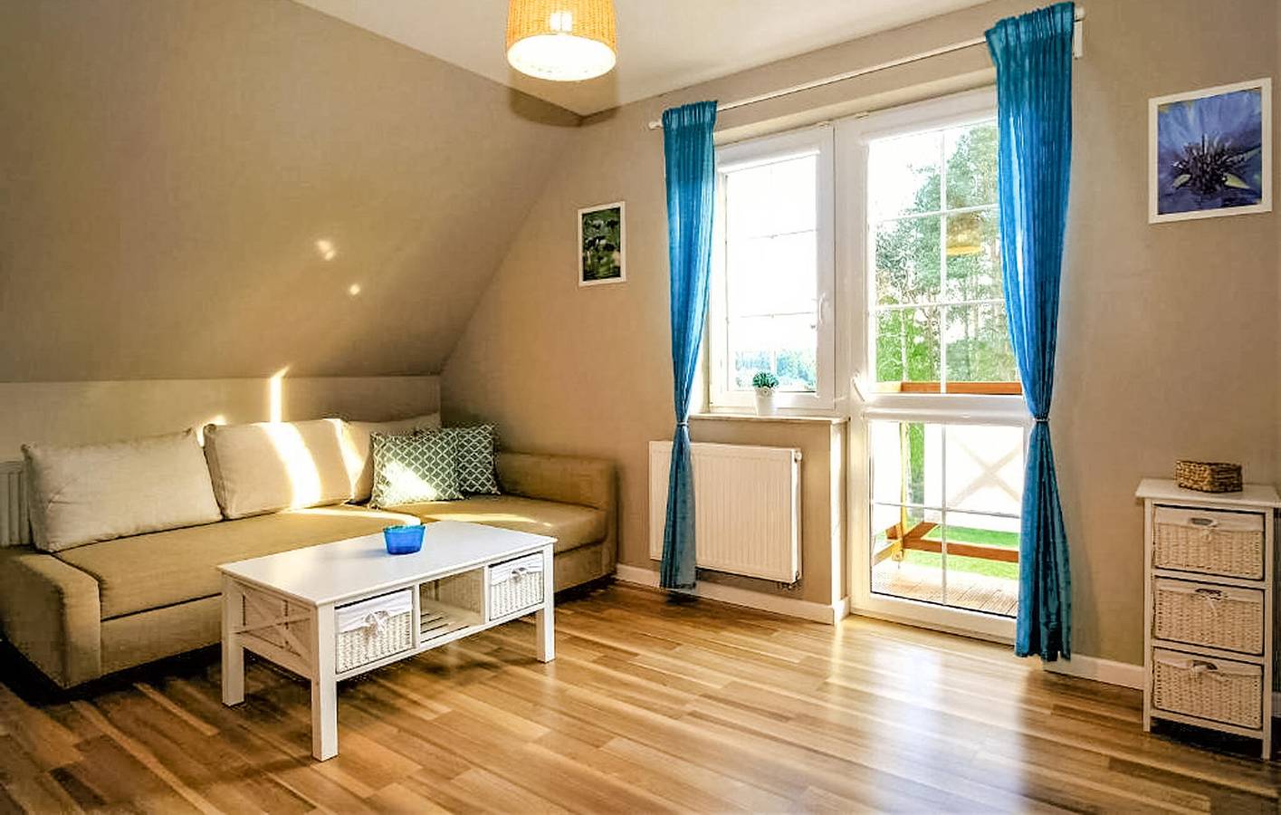 Ganze Ferienwohnung, Ferienwohnung für 3 Personen mit Seeblick in Polnische Ostsee