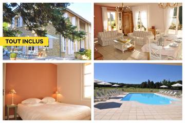 Gîte pour 6 personnes, avec jardin ainsi que piscine et terrasse à Divajeu