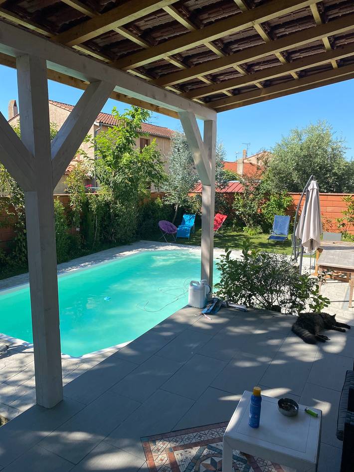 Location de vacances pour 2 personnes, avec jacuzzi et jardin à Cugnaux