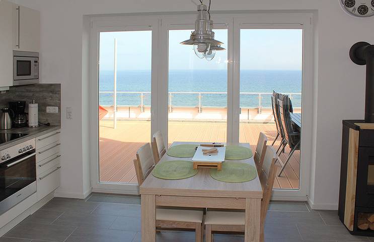 Ferienwohnung für 4 Personen, mit Balkon und Terrasse sowie Ausblick in Grube - 3