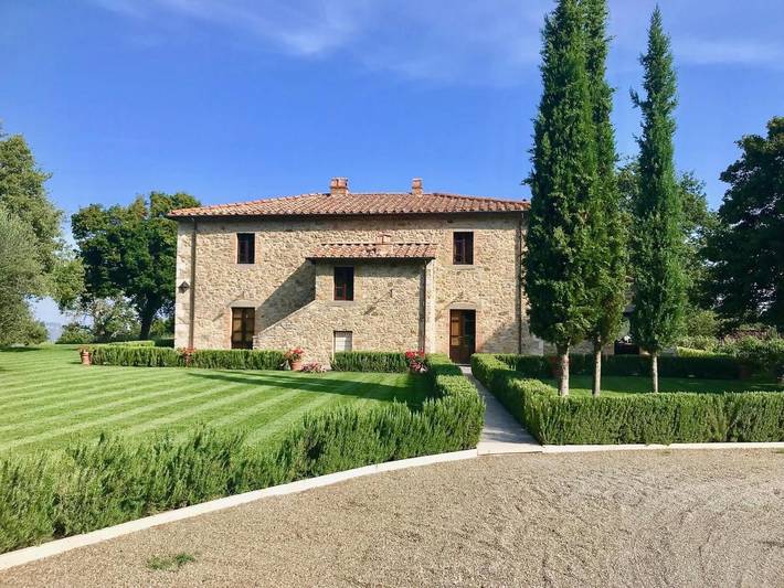Ferienwohnung für 2 Personen, mit Whirlpool und Terrasse sowie Garten und Pool in Campiglia d'Orcia