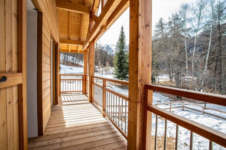 Gîte pour 10 personnes, avec balcon et jardin à Les Orres - 4