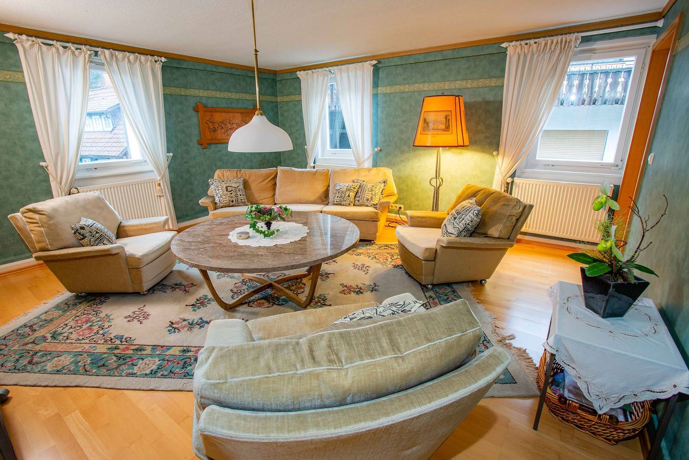 Entire apartment, Apartment Grüner Salon with Wi-Fi close to the center in Bad Herrenalb, Northern Black Forest