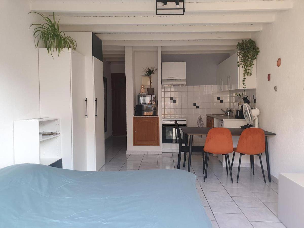 Appartement entier, Studio tout confort centre ville - Balcon, Clim, Tv, Wifi in Mazan, Parc naturel régional du Mont-Ventoux