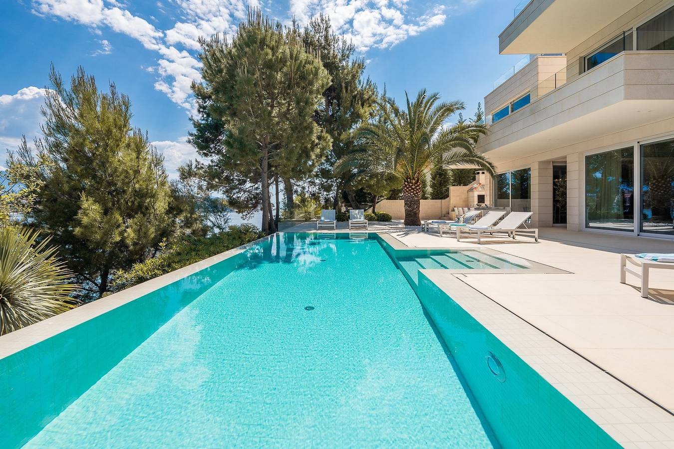 Exklusive Villa Paterina beheizter Pool, Fitnessraum, Sauna, Familie, stilvoll in Selca, Brac