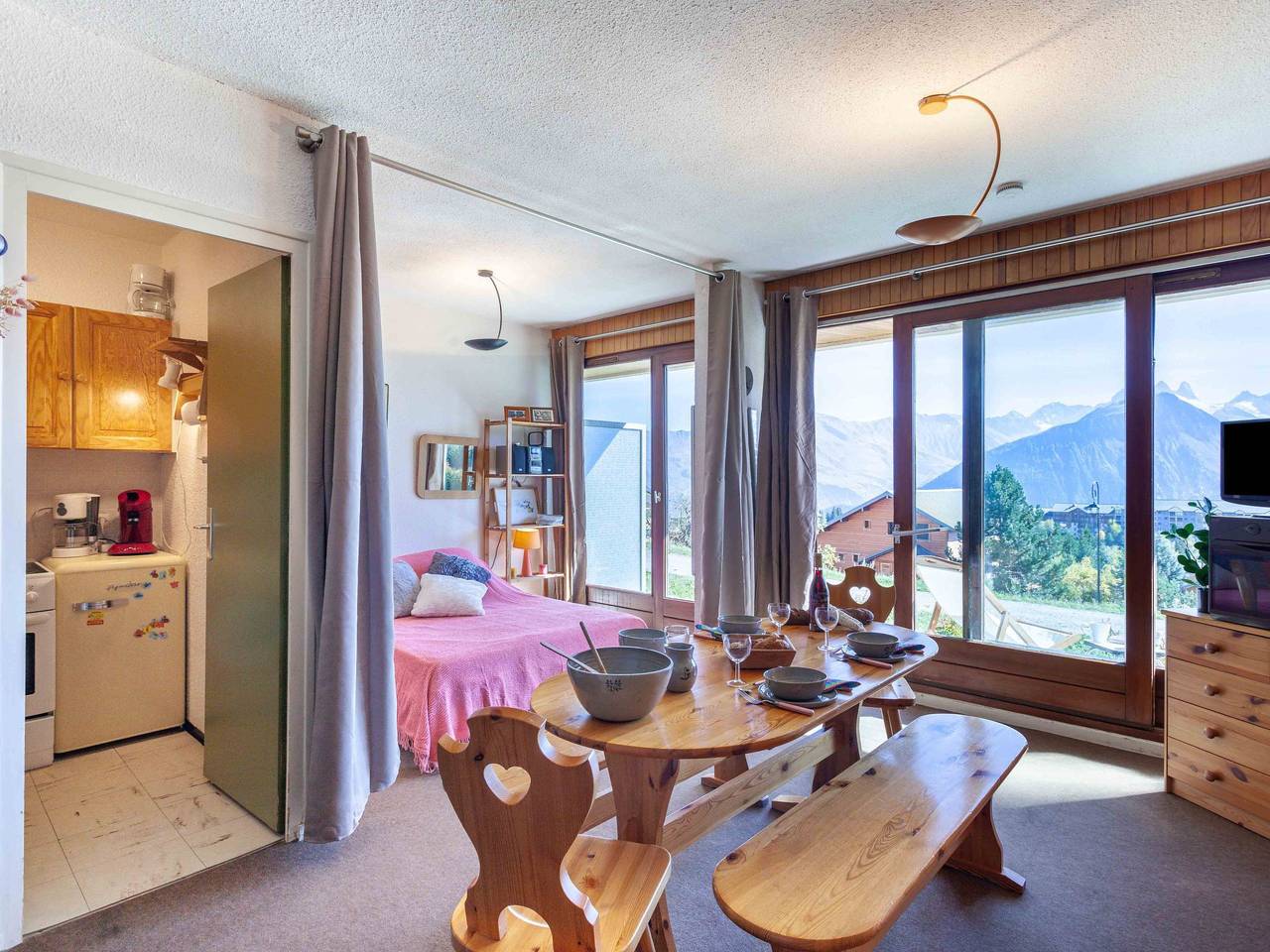 Appartement De Vacances pour 4 Personnes dans La Toussuire, Fontcouverte-la-Toussuire