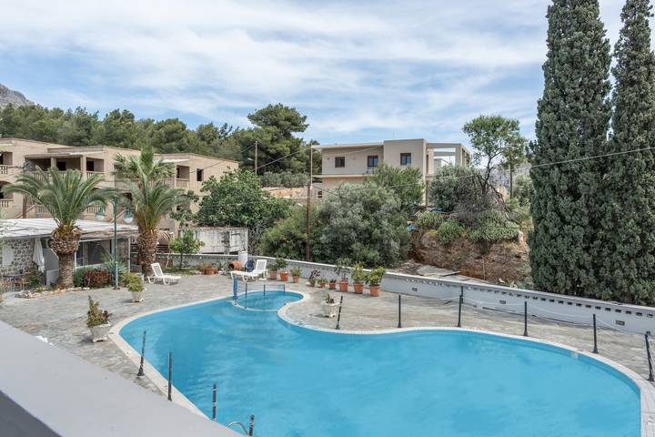 Ganze Wohnung, Ferienwohnung 'No 10' mit Gemeinschaftspool, Wi-Fi und Klimaanlage in Panormos, Kalymnos