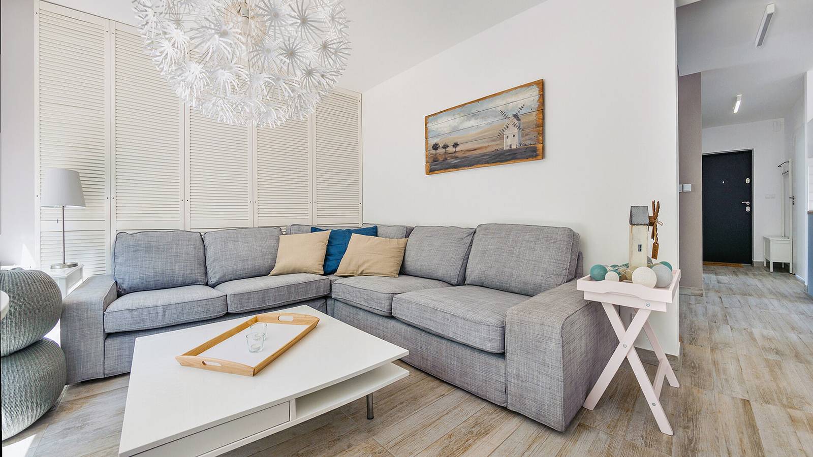 Cały apartament wypoczynkowy, Apartament wakacyjny dla 10 osób z taras in Łukęcin, Morze Bałtyckie