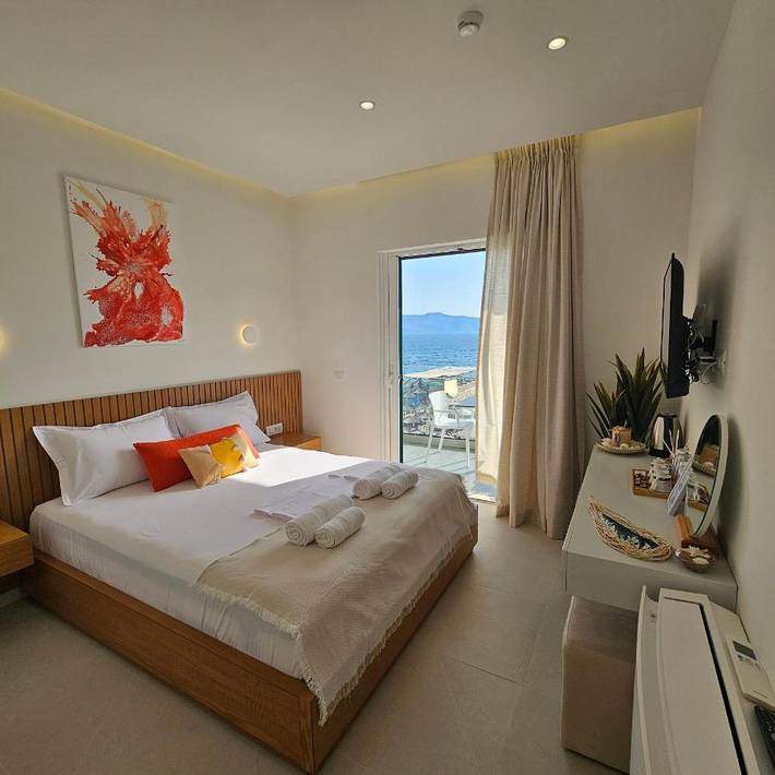 Maison d’hôte pour 3 personnes, avec balcon et vue à Saranda - 4