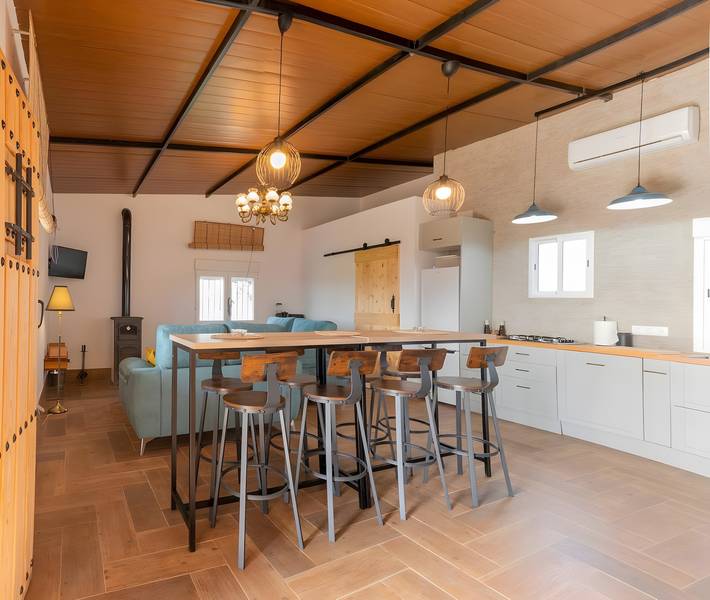 Finca für 8 Personen, mit Seeblick und Garten, mit Haustier in Spanien - 4