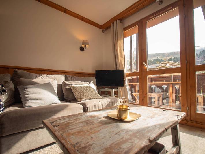 Apartamento entero, Dúplex renovado de 4 habitaciones, 6 pers., 2 balcones, guardaesquís, limpieza incluida in Valmorel, Les Avanchers-Valmorel