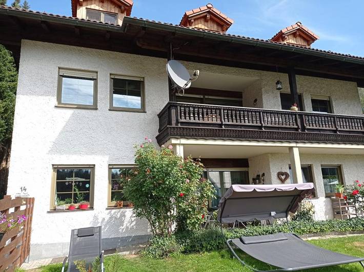 Ferienwohnung für 4 Personen, mit Balkon und Balkon/Terrasse
